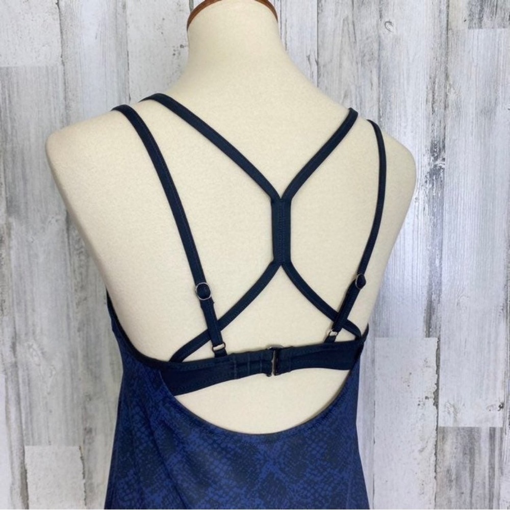 Athleta Snake Bra Cup Blousy Tankini - Picture 9 of 9